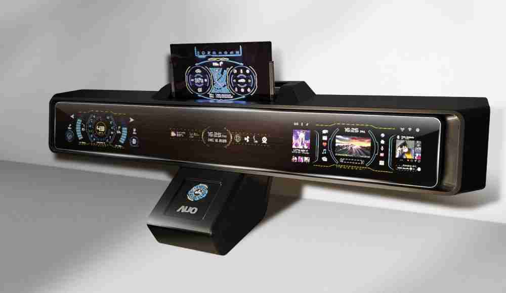 云顶国际8588ydMicro LED沉浸式车舱显示方案结合 可卷式、、可伸缩的Micro LED应用并可呈现不同的质感纹路，，，展现人性化设计